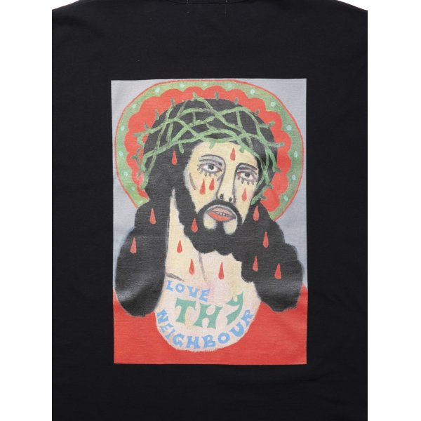 画像5: COOTIE PRODUCTIONS/Print S/S Tee（LOVE THY NEIGHBOUR）（Black）［プリントT-24秋冬］ (5)