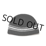 画像: COOTIE PRODUCTIONS/Crochet Cuffless Beanie（Black Line）［カフレスビーニー-24秋冬］