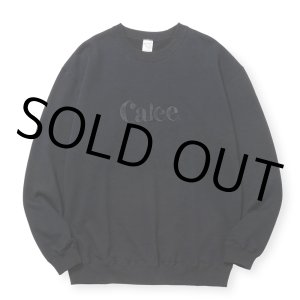 画像: 【30%OFF】CALEE/EMBROIDERY CALEE LOGO CREW NECK SW（BLACK）［クルーネックスウェット-24秋冬］