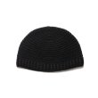 画像1: COOTIE PRODUCTIONS/Crochet Cuffless Beanie（Black）［カフレスビーニー-24秋冬］ (1)