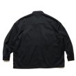 画像2: COOTIE PRODUCTIONS/Nylon Chino Cloth L/S Work Shirt（Black）［ナイロンチノクロスワークシャツ-24秋冬］ (2)