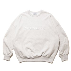 画像: COOTIE PRODUCTIONS/Open End Yarn Sweat Crew（Embroidery）（Oatmeal）［スウェットクルー-24秋冬］