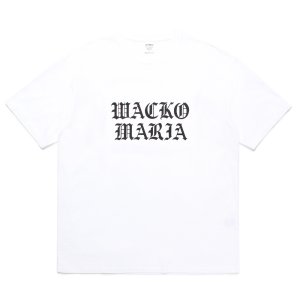 画像: WACKO MARIA/WASHED HEAVY WEIGHT T-SHIRT（WHITE）［プリントT-24秋冬］