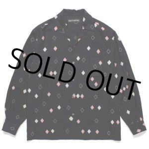 画像: WACKO MARIA/DIAMOND HAWAIIAN SHIRT（BLACK）［ダイヤモンドハワイアンシャツ-24秋冬］