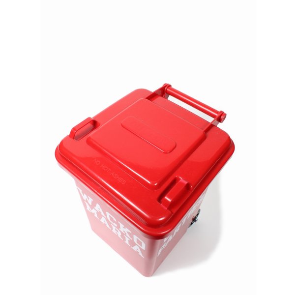 画像2: WACKO MARIA/TRASH CAN（SMALL）（RED）［トラッシュカン-24秋冬］ (2)