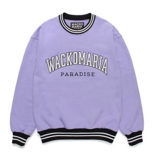 画像: WACKO MARIA/HEAVY WEIGHT SWEAT SHIRT（PURPLE）［クルーネックスウェット-24秋冬］