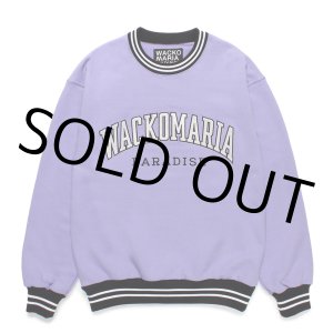 画像: WACKO MARIA/HEAVY WEIGHT SWEAT SHIRT（PURPLE）［クルーネックスウェット-24秋冬］