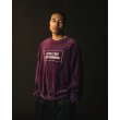 画像2: TIGHTBOOTH/PEOPLE HATE SKATE VELOUR L/S（Navy）［ベロア長袖-24秋冬］ (2)