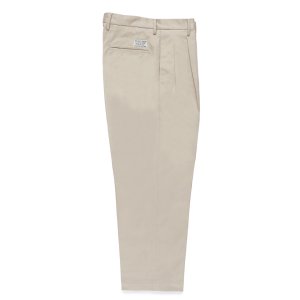 画像: WACKO MARIA/DOUBLE PLEATED CHINO TROUSERS（LIGHT BEIGE）［ツータックチノトラウザース-24秋冬］