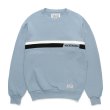 画像1: WACKO MARIA/MIDDLE WEIGHT SWEAT SHIRT（BLUE）［クルーネックスウェット-24秋冬］ (1)