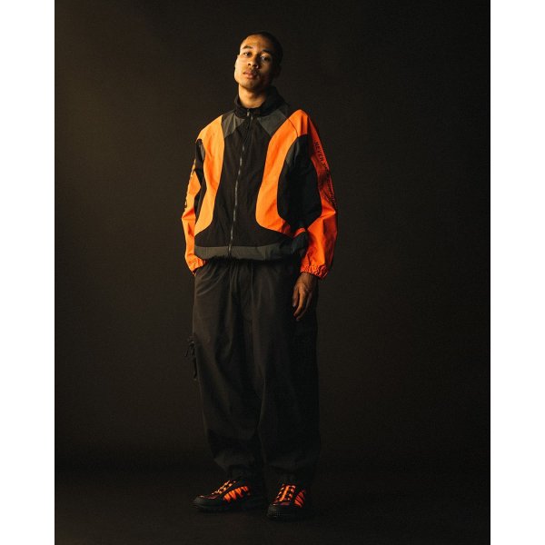 画像3: TIGHTBOOTH/RACING TRACK JACKET（Black/Orange）［レーシングトラックJKT-24秋冬］ (3)