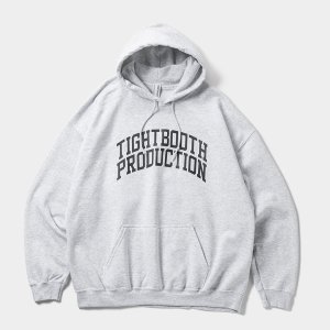 画像: TIGHTBOOTH/COLLEGE HOODED SWEAT SHIRT（Ash）［プルオーバーパーカー-24秋冬］