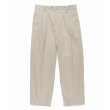 画像2: WACKO MARIA/DOUBLE PLEATED CHINO TROUSERS（LIGHT BEIGE）［ツータックチノトラウザース-24秋冬］ (2)