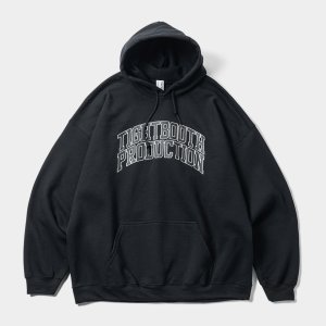 画像: TIGHTBOOTH/COLLEGE HOODED SWEAT SHIRT（Black）［プルオーバーパーカー-24秋冬］