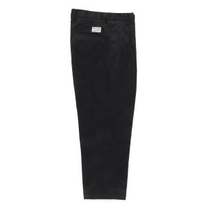 画像: WACKO MARIA/DOUBLE PLEATED CHINO TROUSERS（BLACK）［ツータックチノトラウザース-24秋冬］