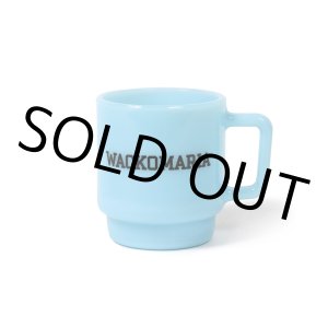 画像: WACKO MARIA/MILK GLASS MUG（BLUE）［マグカップ-24秋冬］