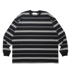 画像: COOTIE PRODUCTIONS/Border L/S Tee（Black）［ボーダー長袖T-24秋冬］