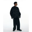 画像2: COOTIE PRODUCTIONS/Rigid Denim Coverall（Black）［リジッドデニムカバーオール-24秋冬］ (2)