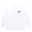 画像2: WACKO MARIA/LONG SLEEVE T-SHIRT（WHITE）［プリント長袖T-24秋冬］ (2)