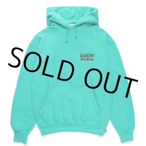 画像: WACKO MARIA/MIDDLE WEIGHT HOODED SWEAT SHIRT（TURQUOISE）［プルオーバーパーカー-24秋冬］