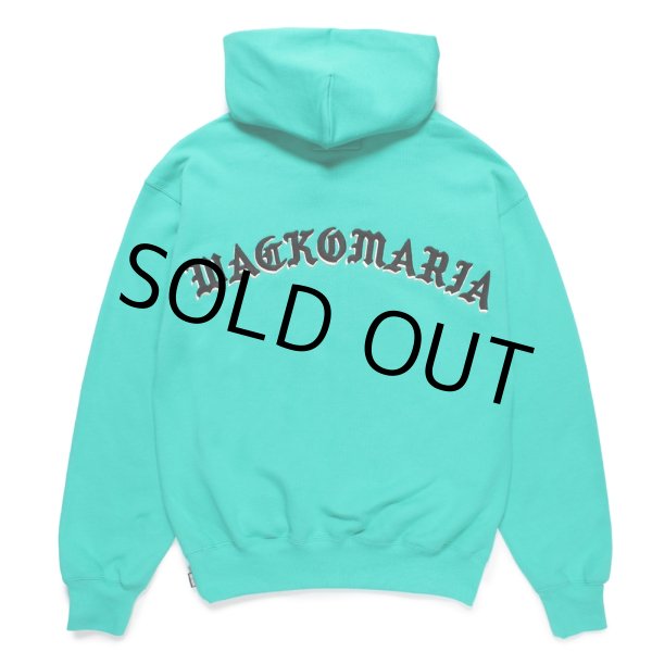 画像2: WACKO MARIA/MIDDLE WEIGHT HOODED SWEAT SHIRT（TURQUOISE）［プルオーバーパーカー-24秋冬］ (2)