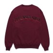 画像2: WACKO MARIA/MIDDLE WEIGHT SWEAT SHIRT（BURGUNDY）［クルーネックスウェット-24秋冬］ (2)