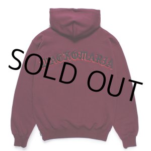 画像: WACKO MARIA/MIDDLE WEIGHT HOODED SWEAT SHIRT（BURGUNDY）［プルオーバーパーカー-24秋冬］