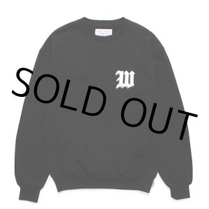 画像: WACKO MARIA/MIDDLE WEIGHT SWEAT SHIRT（BLACK）［クルーネックスウェット-24秋冬］