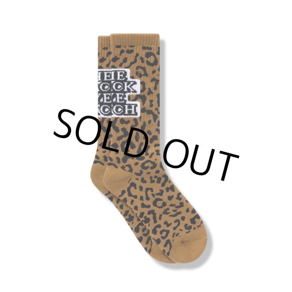 画像2: BlackEyePatch/LEOPARD OG LABEL SOCKS（MULTI） (2)