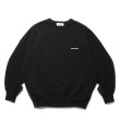 画像1: COOTIE PRODUCTIONS/Open End Yarn Plain Sweat Crew（Black）［スウェットクルー-24秋冬］ (1)