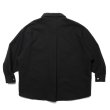 画像2: COOTIE PRODUCTIONS/Needle Punch Twill CPO Jacket（Black）［ニードルパンチツイルCPO JKT-24秋冬］ (2)