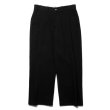 画像1: COOTIE PRODUCTIONS/Needle Punch Twill 1 Tuck Trousers（Black）［ニードルパンチツイルワンタックトラウザース-24秋冬］ (1)