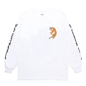 画像: WACKO MARIA/TIM LEHI / LONG SLEEVE T-SHIRT（WHITE）［プリント長袖T-24秋冬］