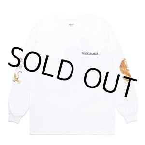 画像: WACKO MARIA/TIM LEHI / LONG SLEEVE T-SHIRT（WHITE）［プリント長袖T-24秋冬］