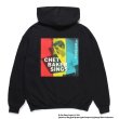 画像1: WACKO MARIA/CHET BAKER / HOODED SWEAT SHIRT（BLACK）［プルオーバーパーカー-24秋冬］ (1)