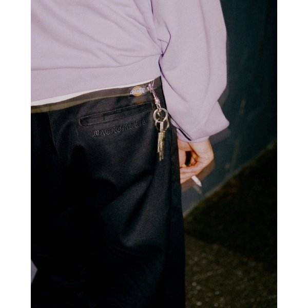 画像3: WACKO MARIA/DICKIES / PLEATED TROUSERS（BLACK）［ワンタックトラウザース-24秋冬］ (3)