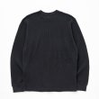 画像2: RATS/WAFFLE THERMAL（CHARCOAL）［ワッフルサーマル-24秋冬］ (2)