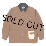 画像: WACKO MARIA/DICKIES / COVERALL（BROWN）［カバーオール-24秋冬］