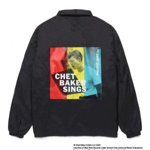 画像: WACKO MARIA/CHET BAKER / COACH JACKET（BLACK）［コーチJKT-24秋冬］