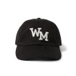 画像1: WACKO MARIA/6 PANEL CAP（BLACK）［6パネルキャップ-24秋冬］ (1)