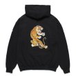 画像1: WACKO MARIA/TIM LEHI / HOODED SWEAT SHIRT（BLACK）［プルオーバーパーカー-24秋冬］ (1)