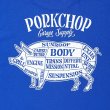 画像4: PORKCHOP/PORK BACK L/S TEE（ROYAL）［プリント長袖T-24秋冬］ (4)