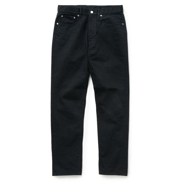 画像1: RATS/BLACK DENIM PANTS SLIM（BLACK）［ブラックデニムパンツ"スリム"-24秋冬］ (1)