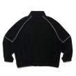 画像2: COOTIE PRODUCTIONS/Velour Training Top（Black）［ベロアトレーニングトップ-24秋冬］ (2)