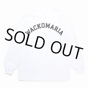 画像: WACKO MARIA/LONG SLEEVE T-SHIRT（WHITE）［プリント長袖T-24秋冬］