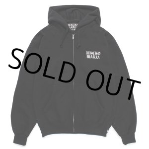 画像: WACKO MARIA/HEAVY WEIGHT ZIP HOODED SWEAT SHIRT（BLACK）［ジップアップパーカー-24秋冬］