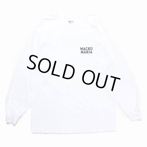 画像2: WACKO MARIA/LONG SLEEVE T-SHIRT（WHITE）［プリント長袖T-24秋冬］ (2)