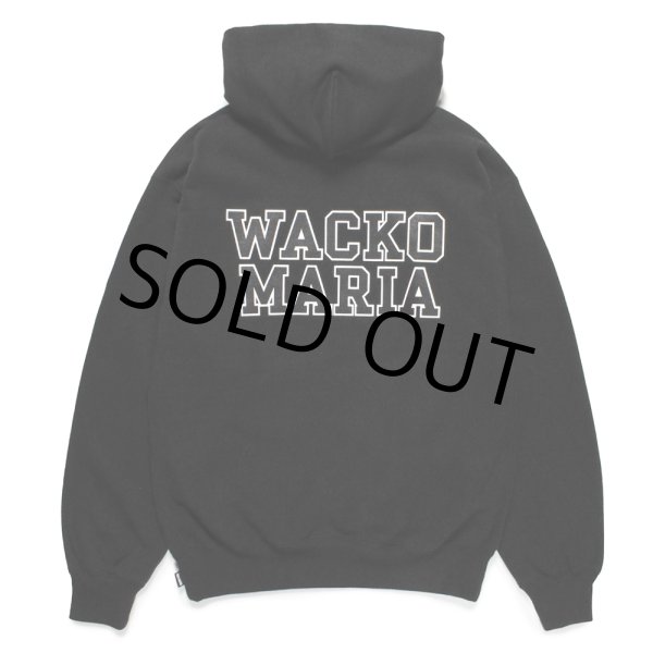 画像1: WACKO MARIA/HEAVY WEIGHT HOODED SWEAT SHIRT（BLACK）［プルオーバーパーカー-24秋冬］ (1)