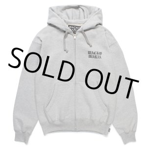 画像: WACKO MARIA/HEAVY WEIGHT ZIP HOODED SWEAT SHIRT（GRAY）［ジップアップパーカー-24秋冬］