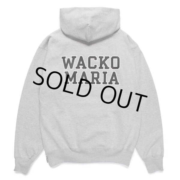 画像1: WACKO MARIA/HEAVY WEIGHT HOODED SWEAT SHIRT（GRAY）［プルオーバーパーカー-24秋冬］ (1)